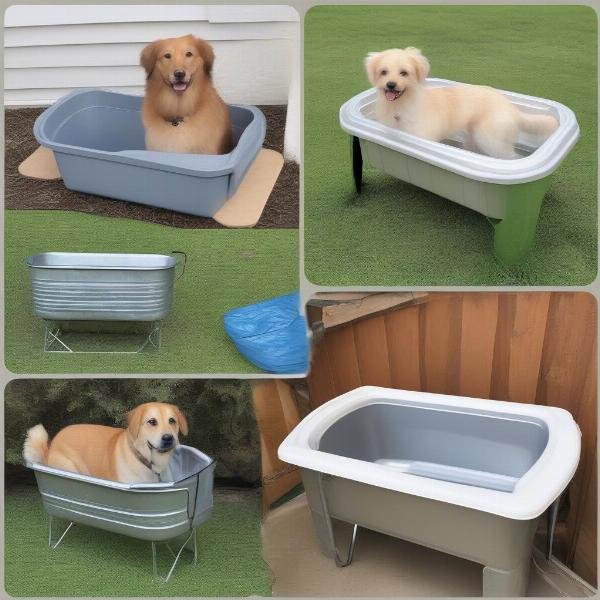 Different types of dog tubs available