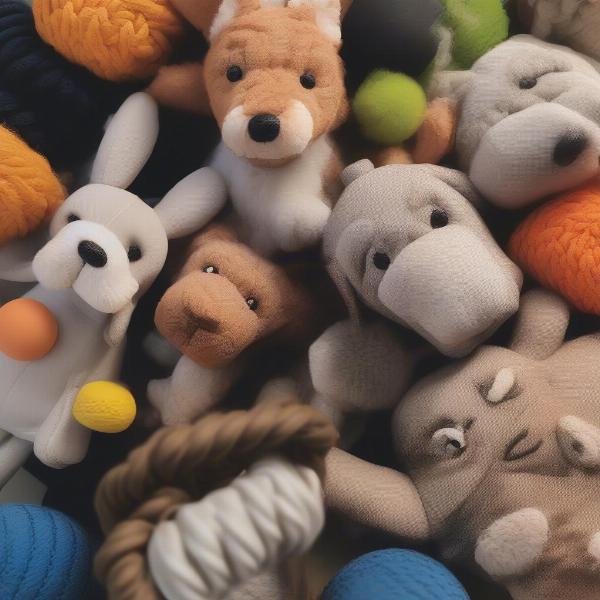 Durable dog toy materials for large breeds