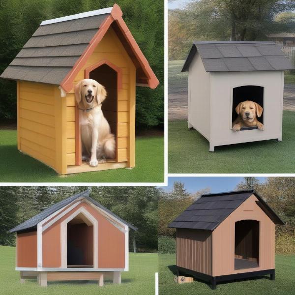 Dog house materials