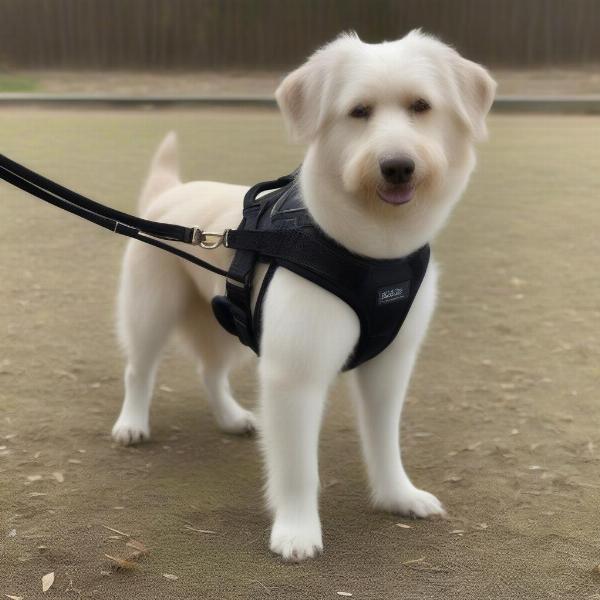 Vest Harness for a Blind Dog