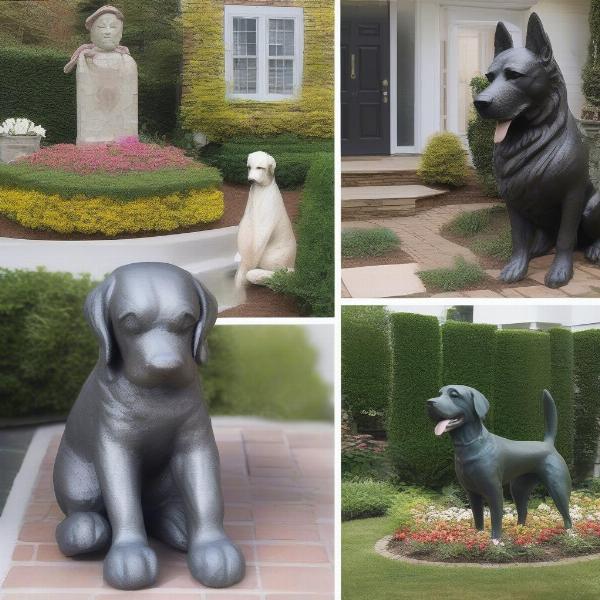 Placement Ideas for Life-Size Dog Statues