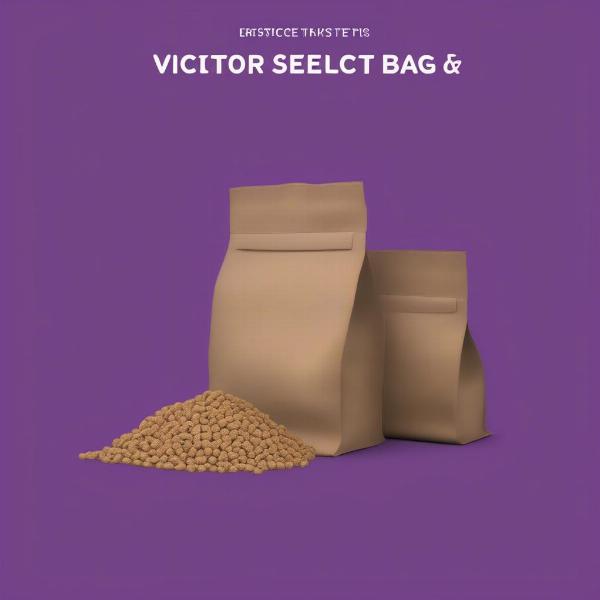 Victor Select Dog Food Purple Bag