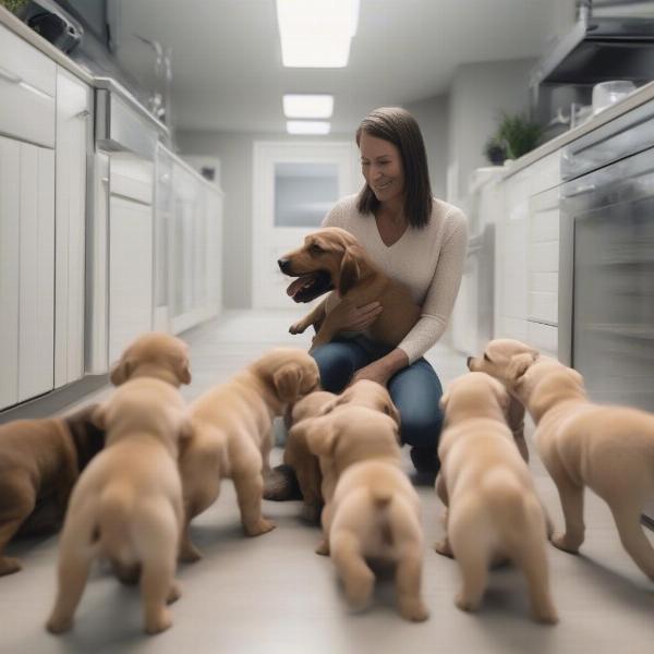 Visiting a Dog Breeding Facility in Alberta