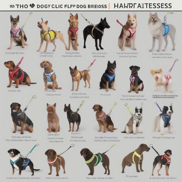 Different Types of Waggy Tail Dog Harnesses