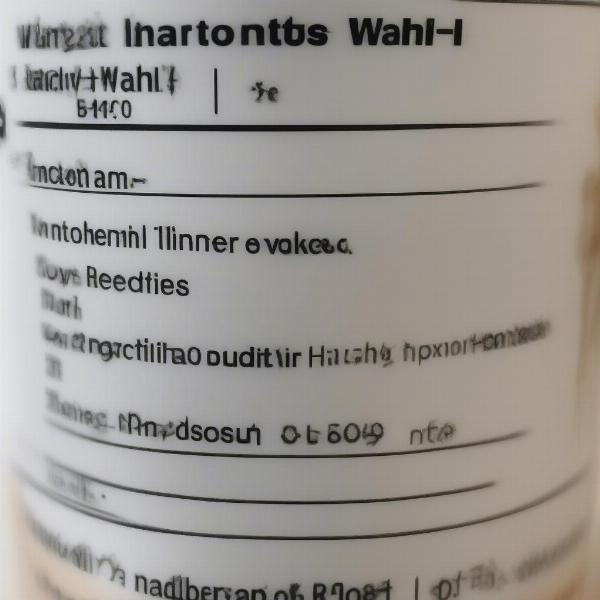 Wahl Dog Shampoo Ingredients