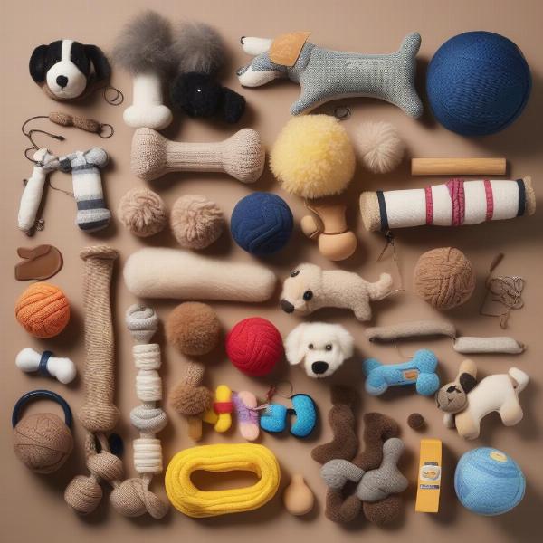 Various Wainwrights dog toys for different breeds and sizes