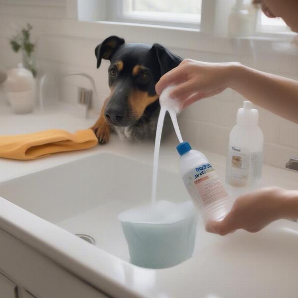 Washing Dog Bowls