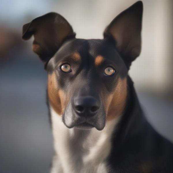 Portrait of a Weinheimer dog