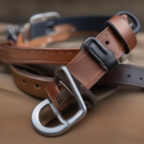 Western Dog Collar Materials