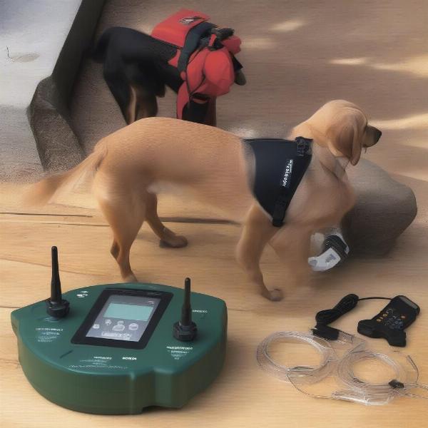 Wireless Dog Fence System Components