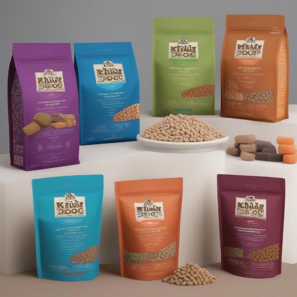 Different types of Wisdom dog food