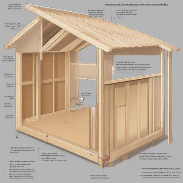 Building a DIY dog house for a large breed