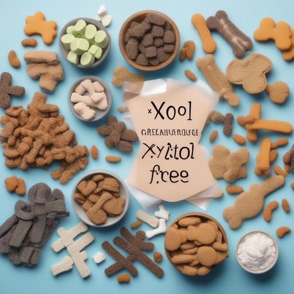 Xylitol-free dog treats