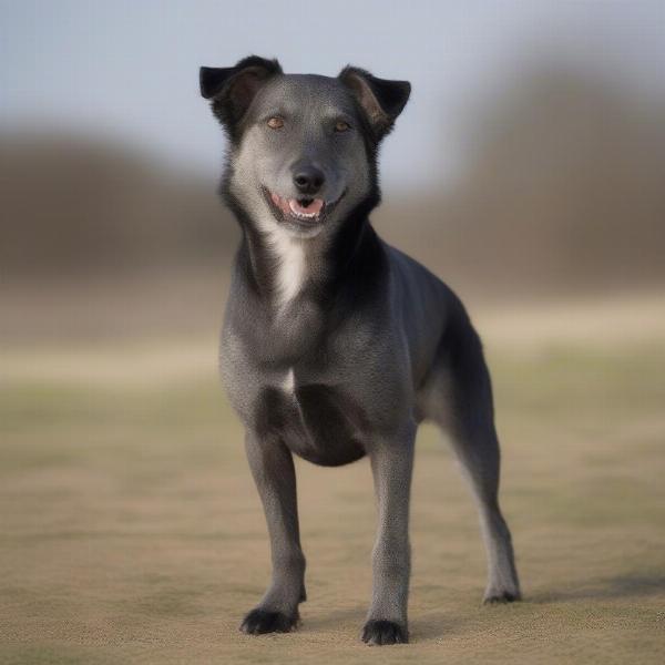 Young male dog before breeding age