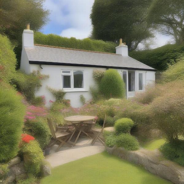 Dog-friendly cottage in Abersoch with enclosed garden