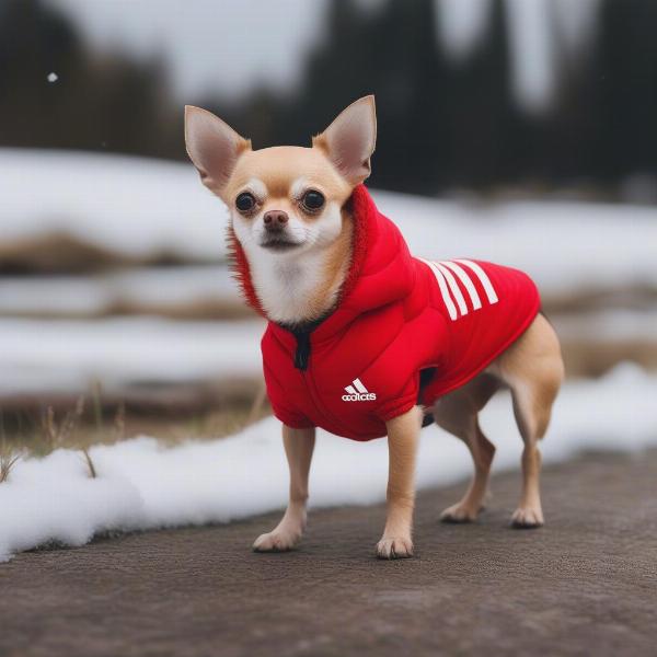 Adidas Dog Jacket for Winter Walks