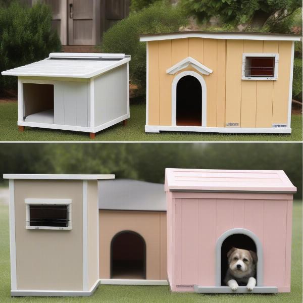 Different Air Conditioned Dog House Models