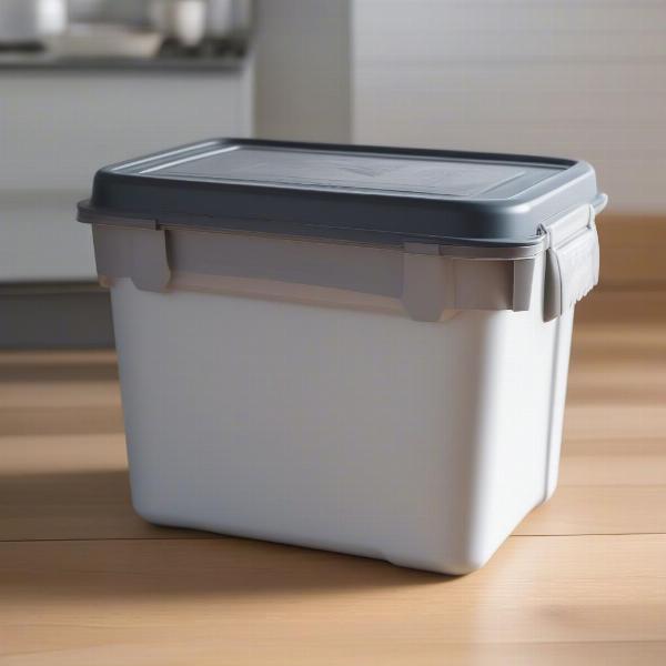 Airtight Dog Food Storage Bin with Locking Lid