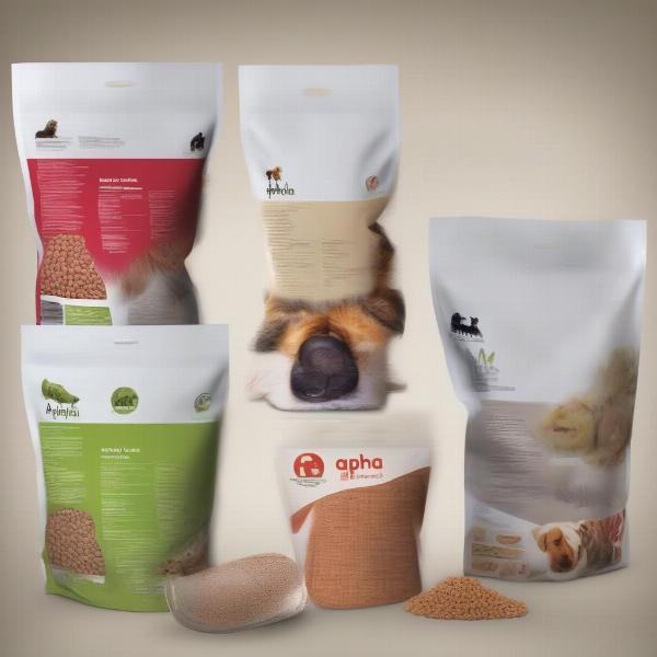 Alpha Dog Food Packaging Examples