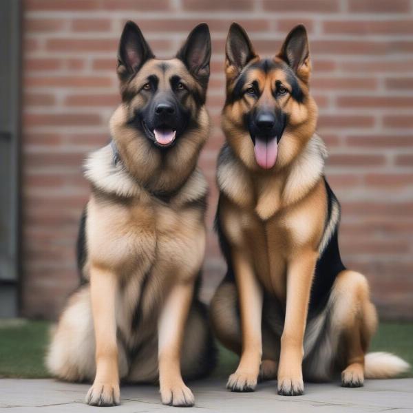 Alsatian and German Shepherd Comparison