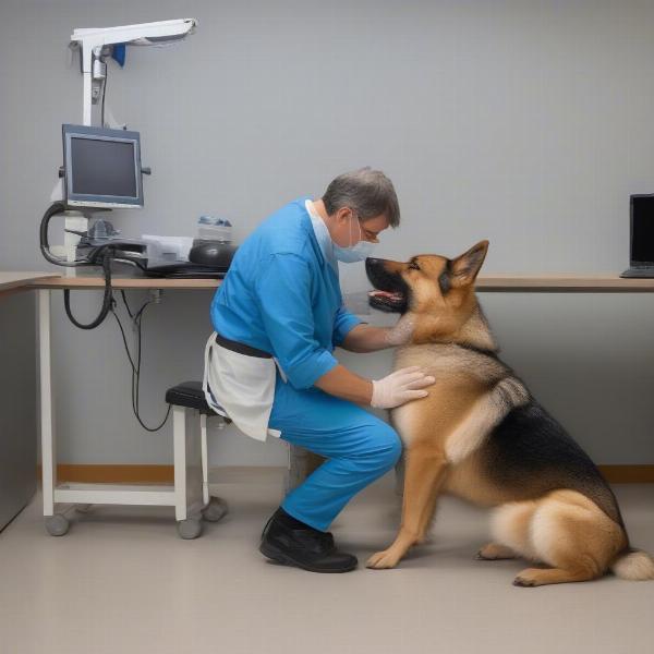 Alsatian Health Checkup