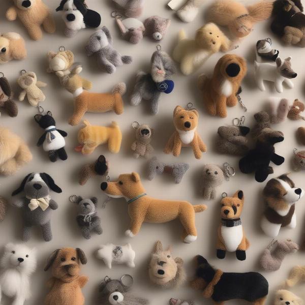 Variety of Alsatian Soft Toys