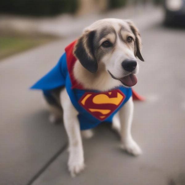 Safety and Comfort for your Dog in a Superman Costume