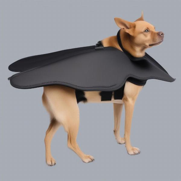 Dog safety with bat wings