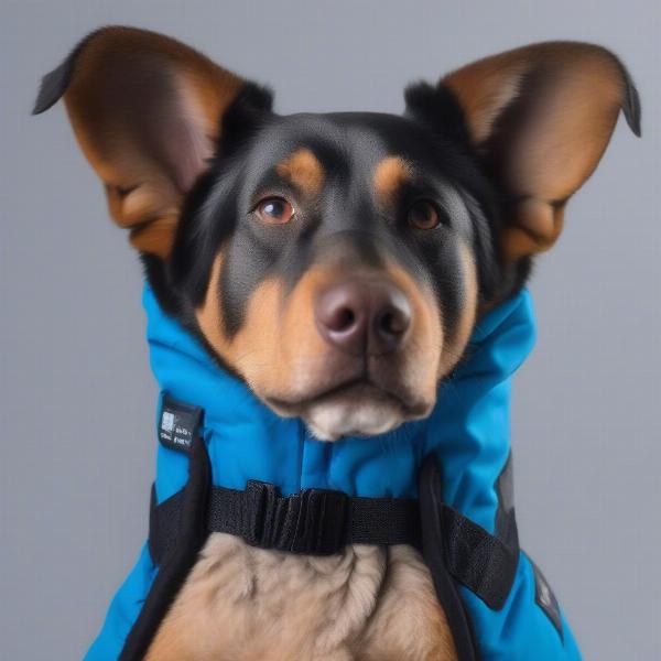 Waterproof heated dog jacket