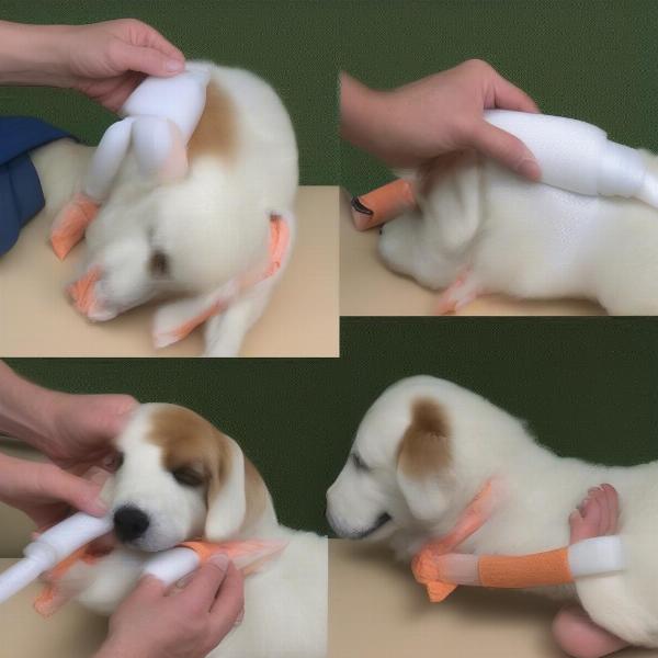 Applying a Dog Splint