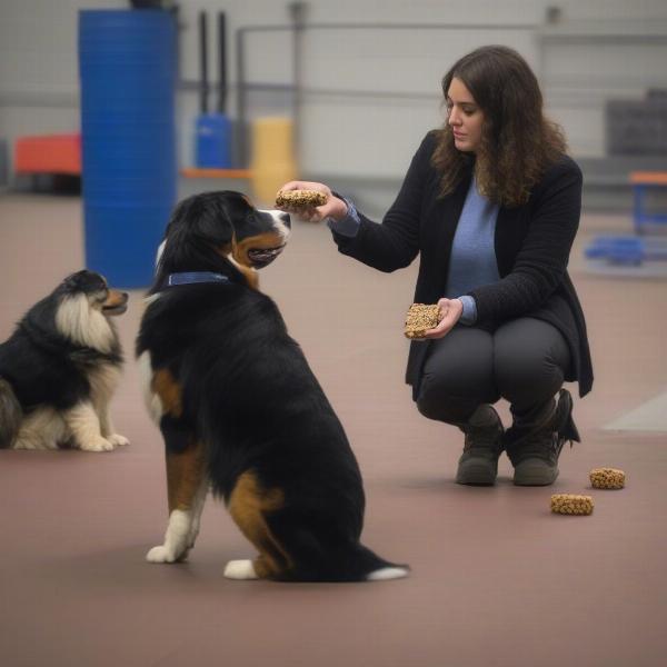 Aussie Bernese Mountain Dog Mix training obedience