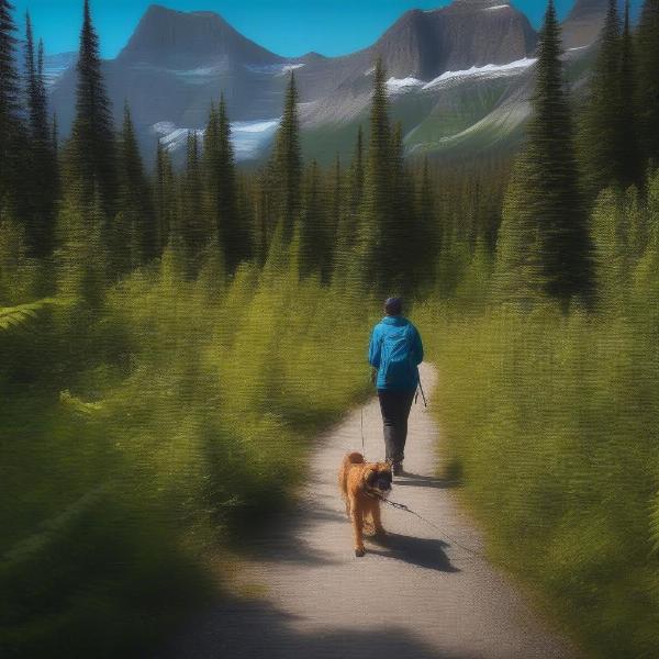 Dog Hiking in Banff National Park