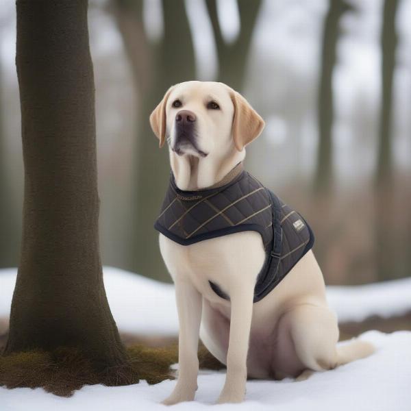 Barbour Dog Harness Winter Coat