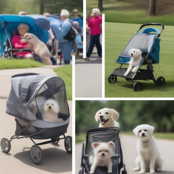 Benefits of using a dog pushchair