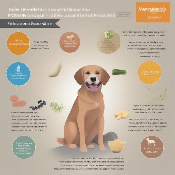 Ingredients commonly found in kibble for sensitive stomachs: hydrolyzed protein, single protein source, probiotics, prebiotics