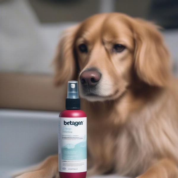 Betagen spray for dog skin conditions