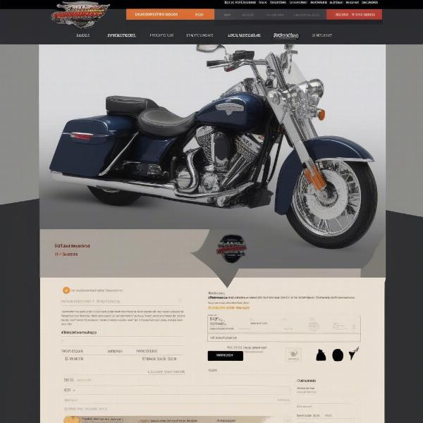 Big Dog motorcycle listed for sale online