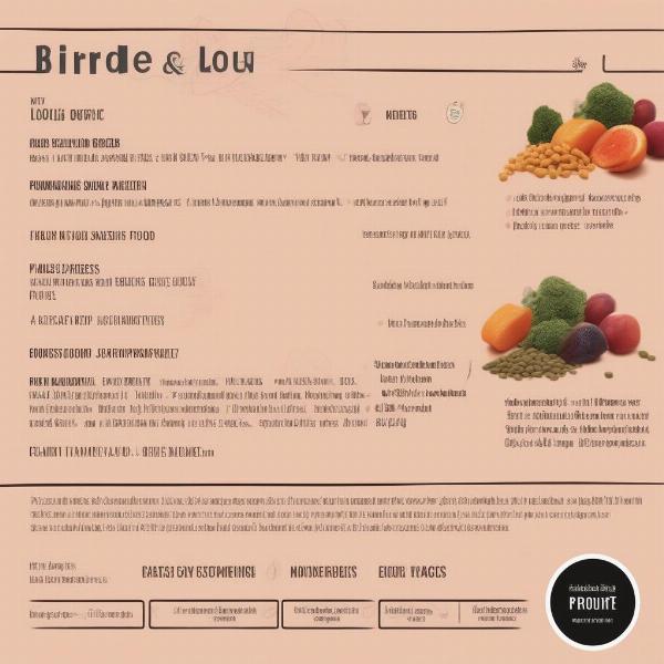 Birdie and Louie Dog Food Ingredients List