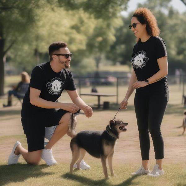 Black Dog T-Shirt as a Conversation Starter