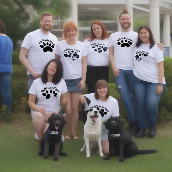 Black Dog Tee Shirts for Events