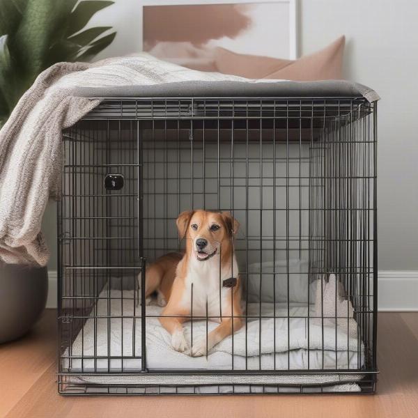 Setting Up a Comfortable Dog Crate