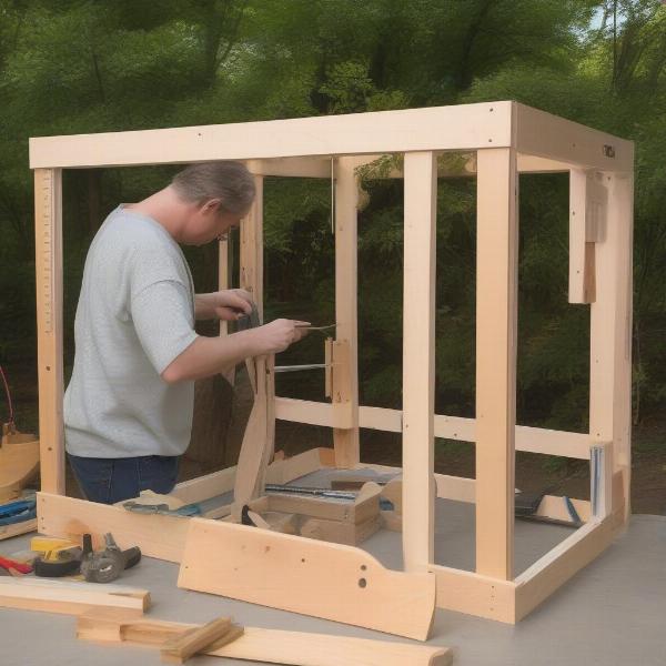 Building a Dog House Frame