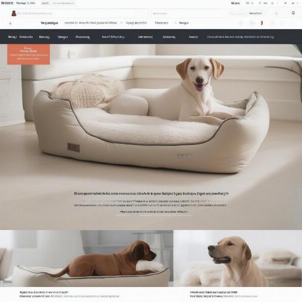 Buying a dog bed online