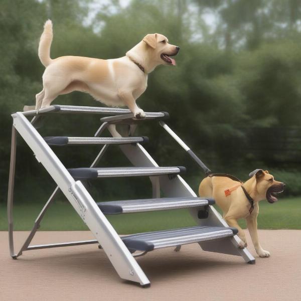 Different Types of Dog Car Steps for Cars