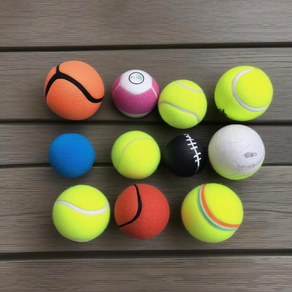 Different types of small dog balls