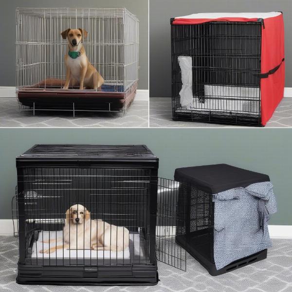 Different types of dog crates (30 inches)