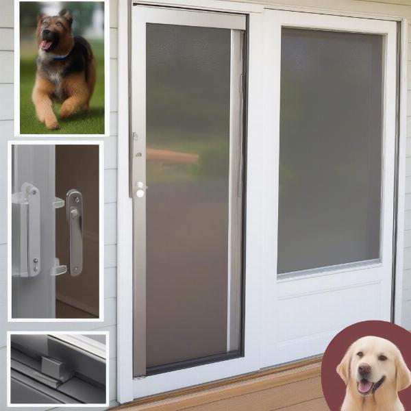 Different types of dog doors for sliding glass doors