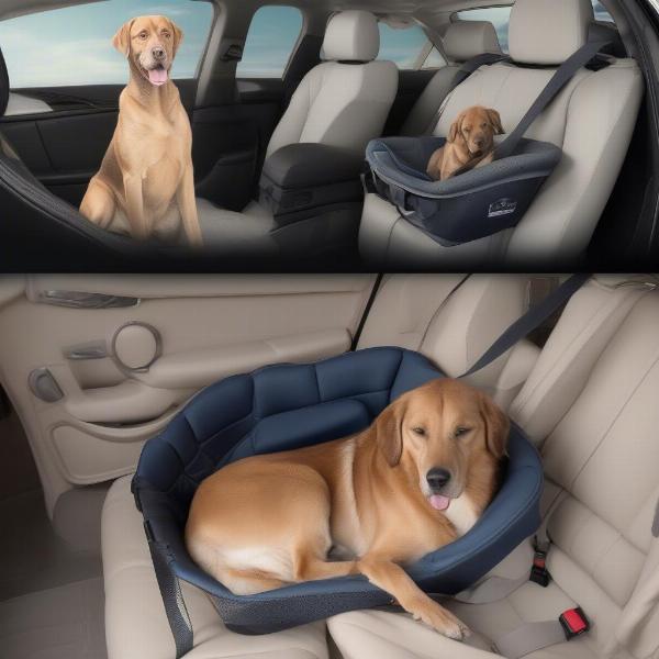 Types of Car Seats for Large Dogs