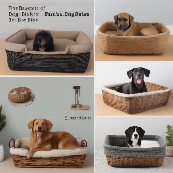 Different Types of Dog Baskets