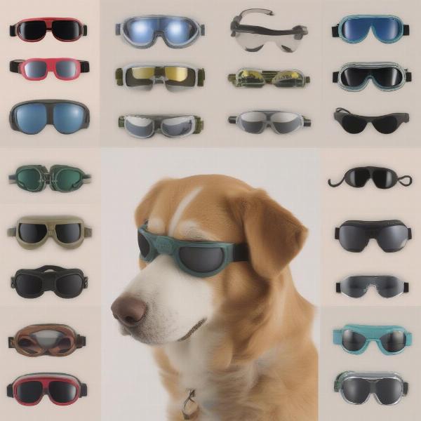 Different types of dog glasses